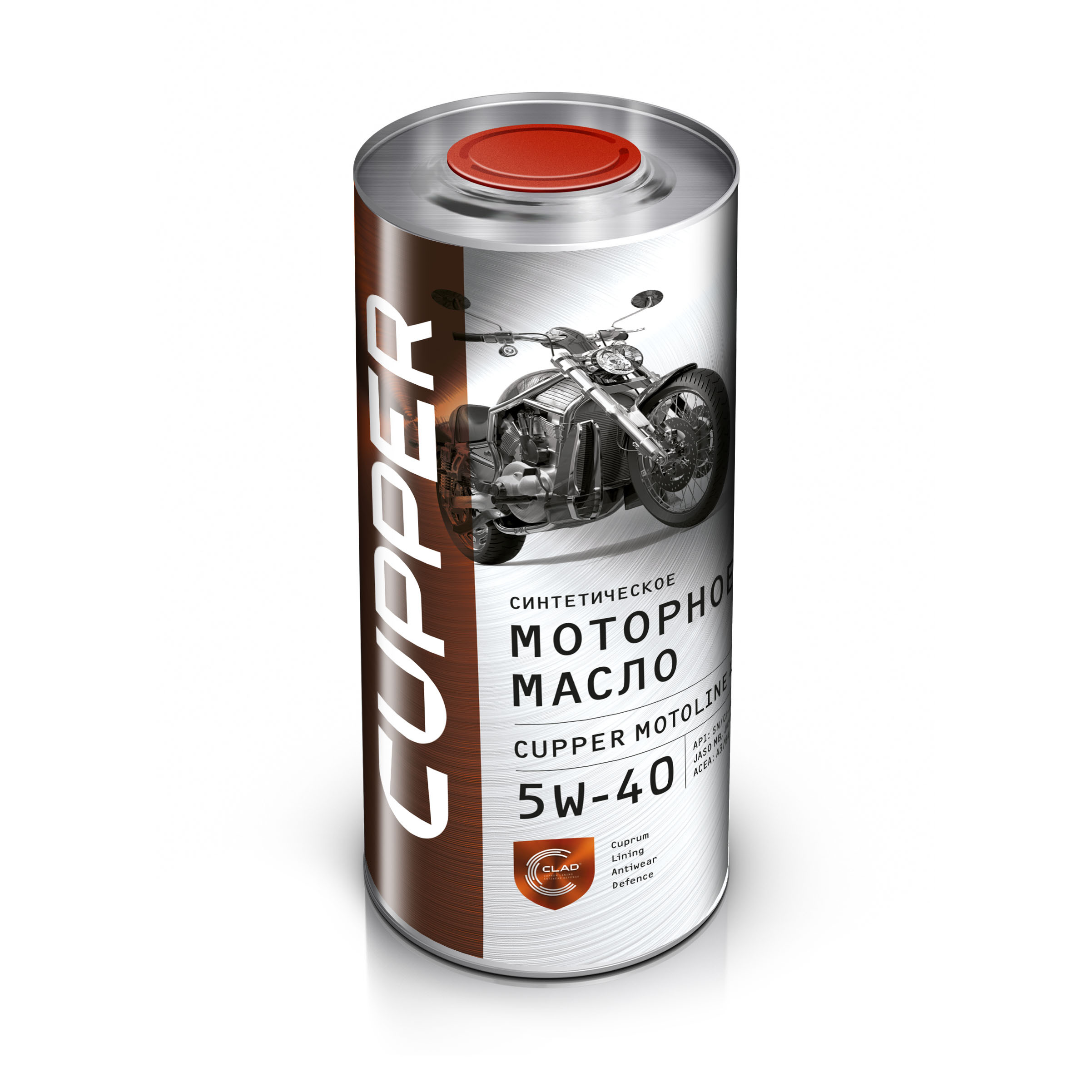 Моторное масло Cupper Motoline 4T 5W40 1л