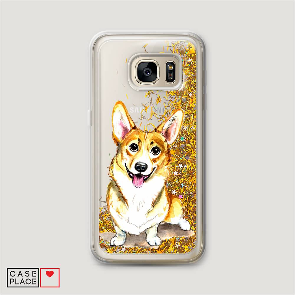 

Чехол Awog на Samsung Galaxy S6 "Малыш корги", Оранжевый;желтый;белый, 24390-1
