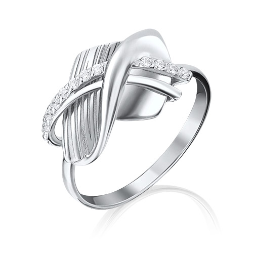 

Кольцо из белого золота р.  PLATINA jewelry 01-5087-00-401-1120-65, фианит, 01-5087-00-401-1120-65