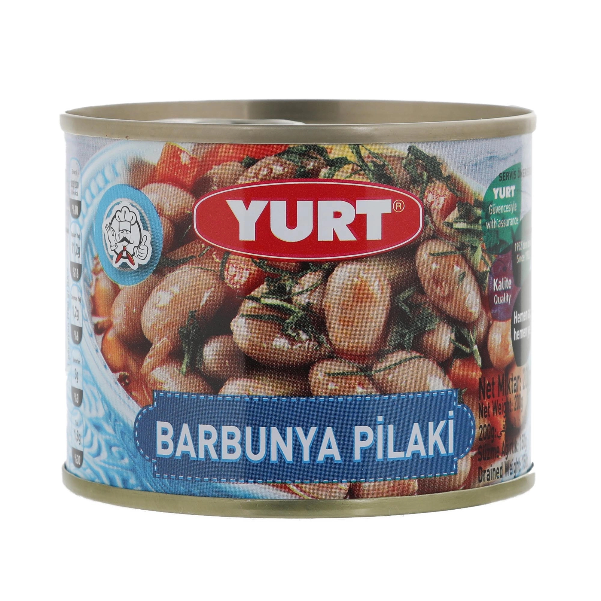 Фасоль красная Yurt Barbunya Pilaki в томатном соусе 200 г