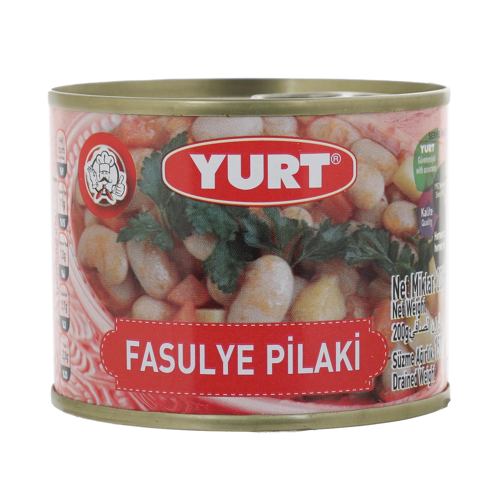 Фасоль белая Yurt Fasulye Pilaki с овощами 200 г