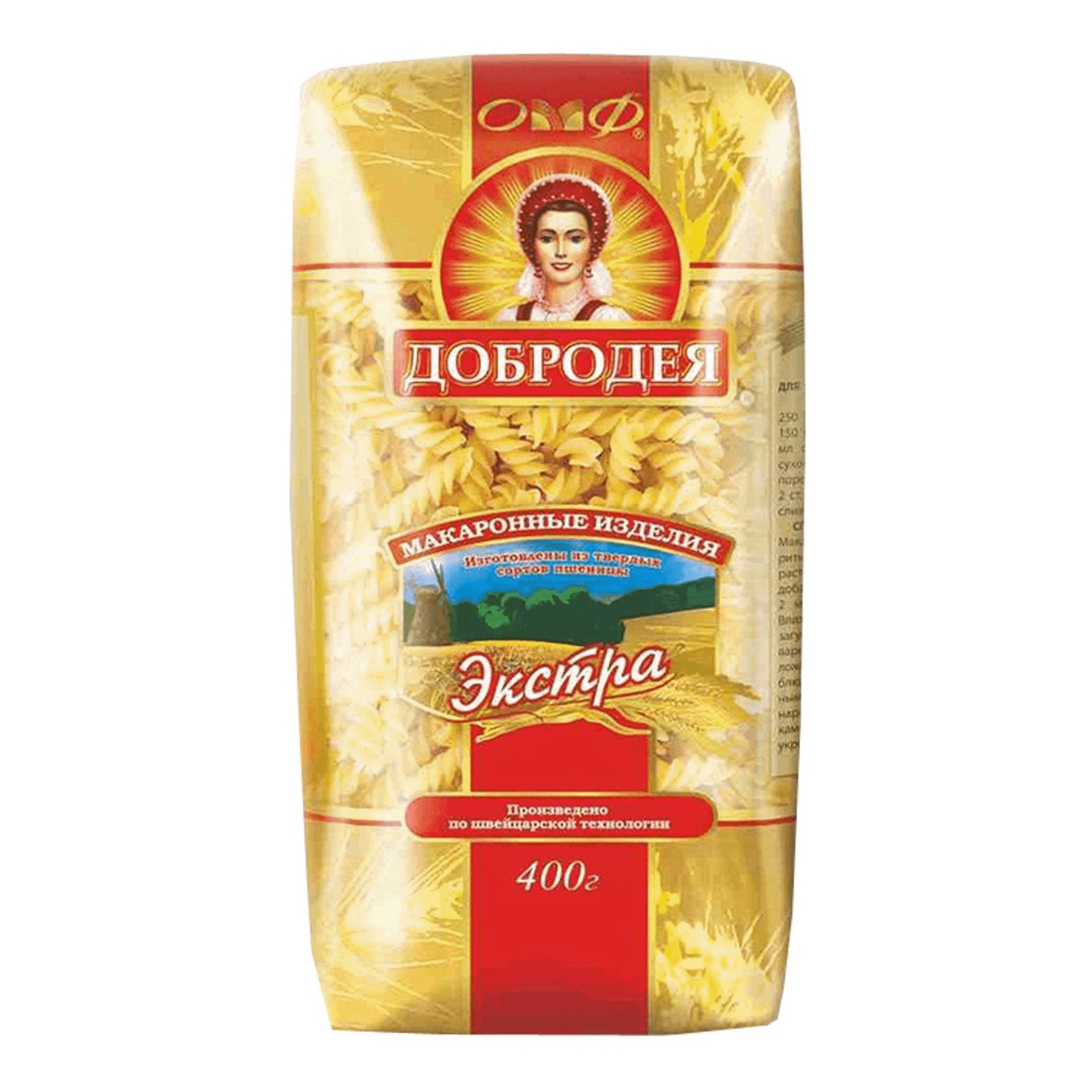 Макаронные изделия Добродея Спираль малая 400 г