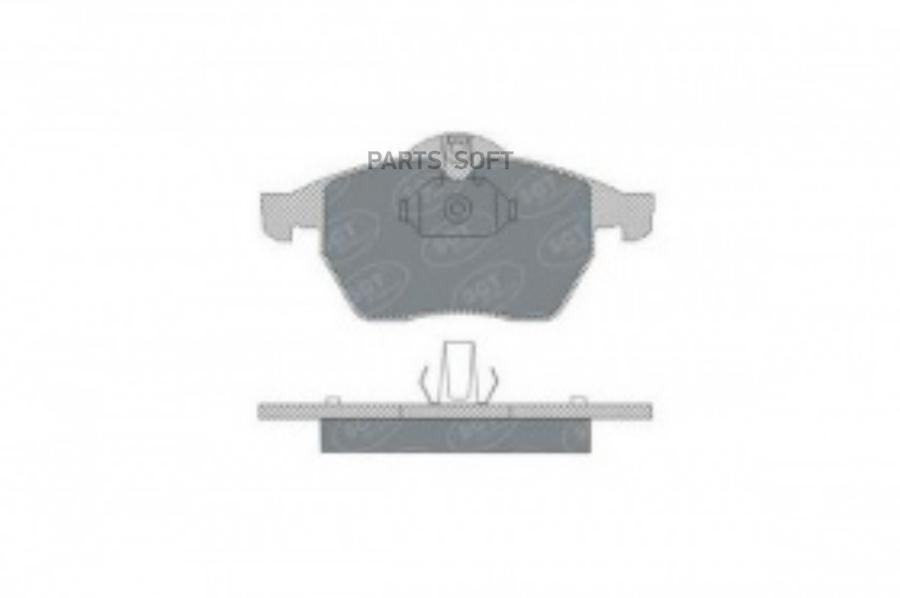 

Колод. Торм.Задн. Opel Astra G 2.0/Vectra B/Zafira A/Saab 9-3/9-5 95-03