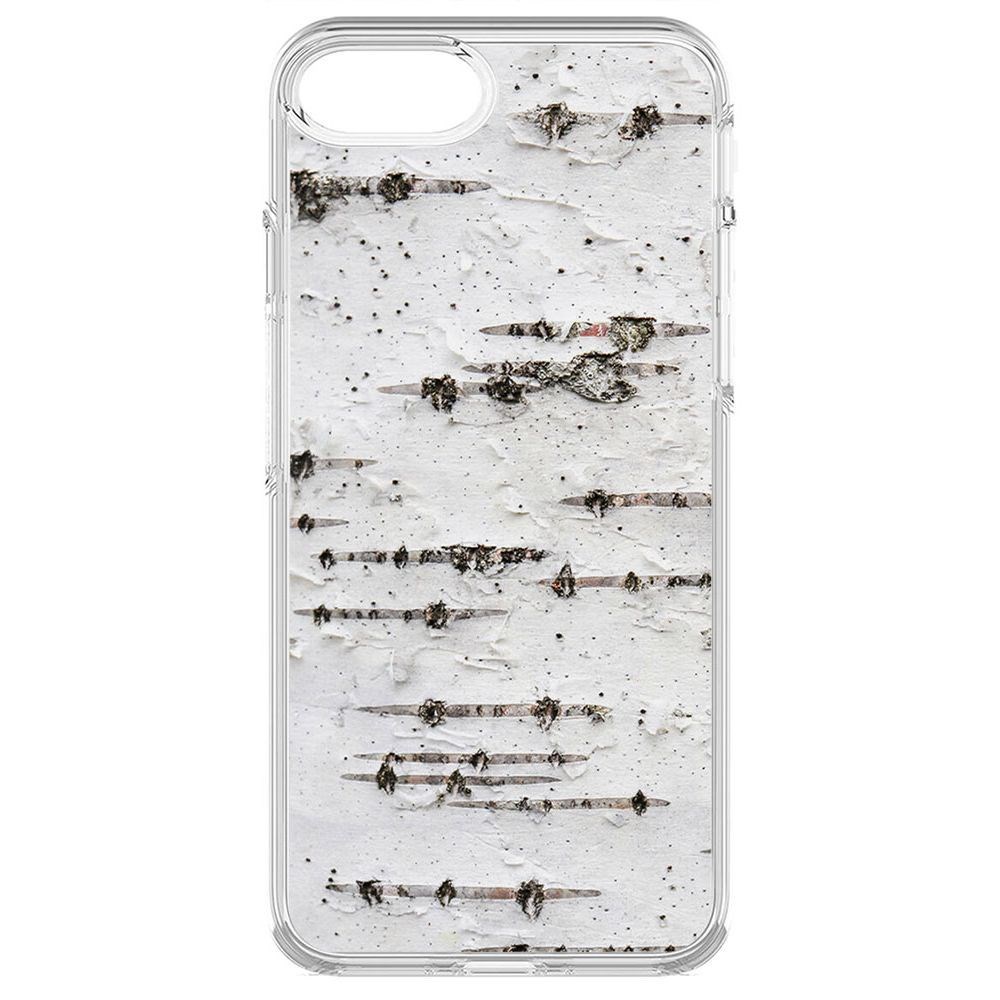 

Чехол-накладка Krutoff Clear Case Березка для iPhone 8, Прозрачный