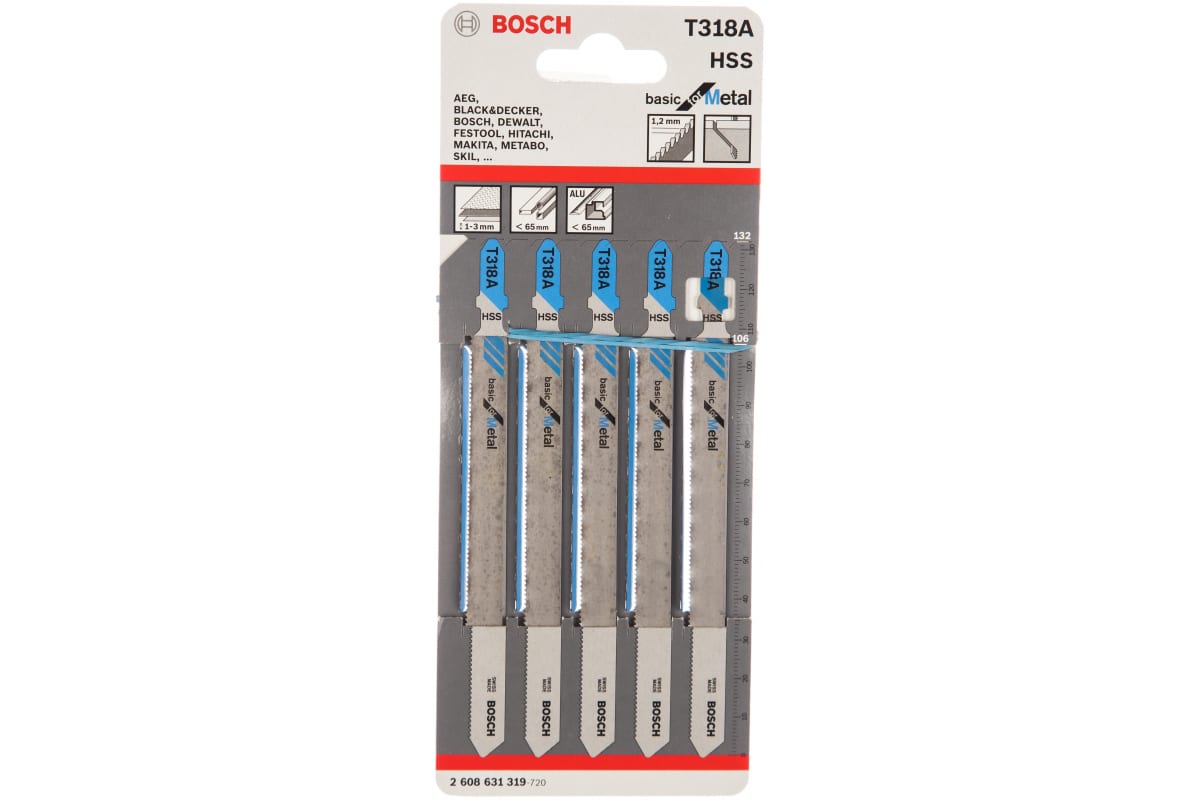 

Пилки для лобзика BOSCH Т318А, Т318А