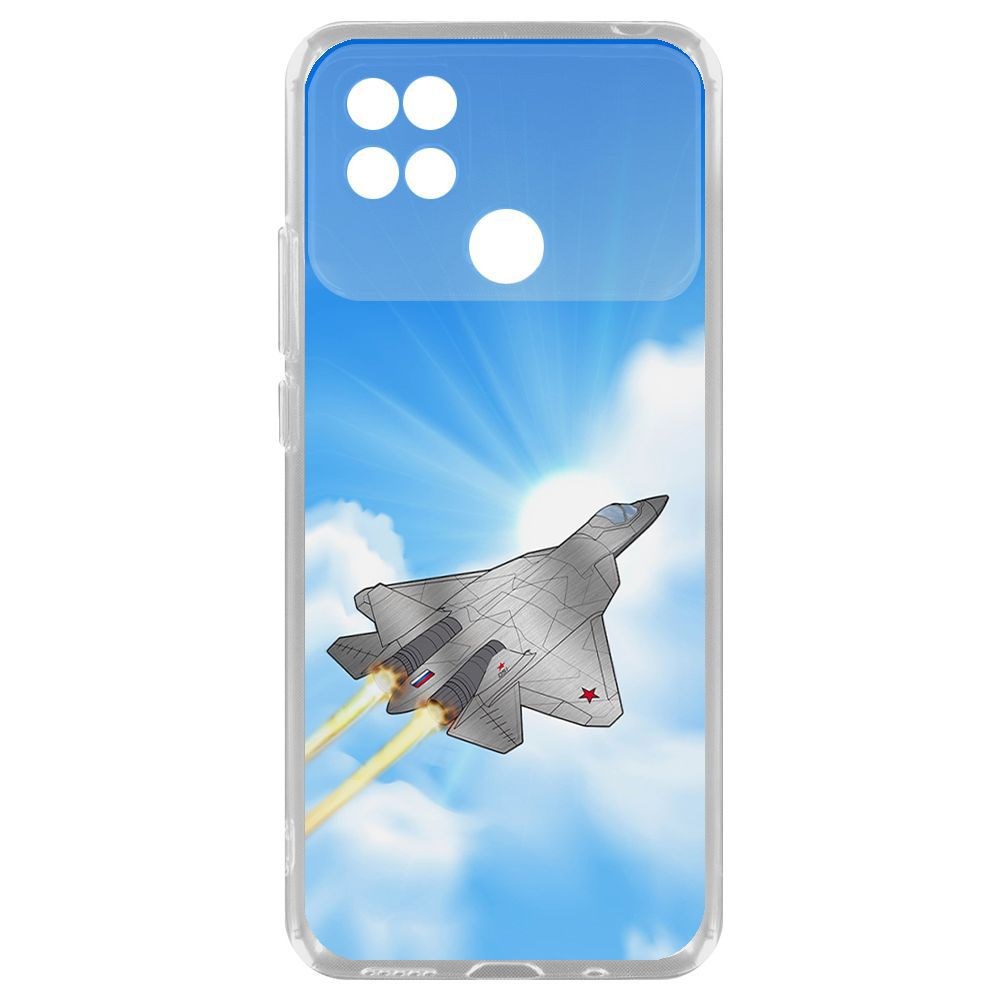 

Чехол-накладка Krutoff Clear Case СУ-57 для Poco C40, Прозрачный