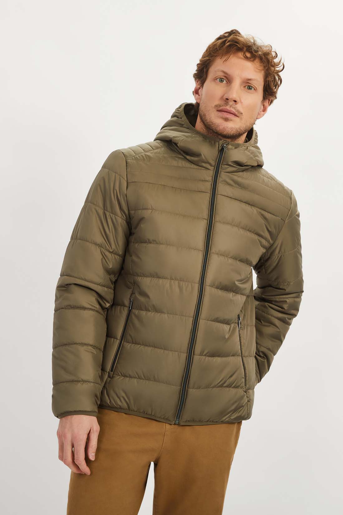 

Куртка мужская Baon B5322202 зеленая 2XL, Зеленый, B5322202