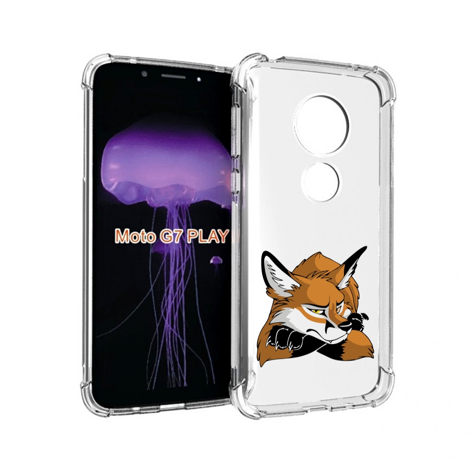 

Чехол MyPads фокс для Motorola Moto G7 Play, Прозрачный, Tocco