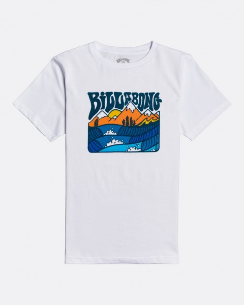 

Детская футболка Mt Rock белый 14 Billabong U2SS19-BIF0, U2SS19-BIF0