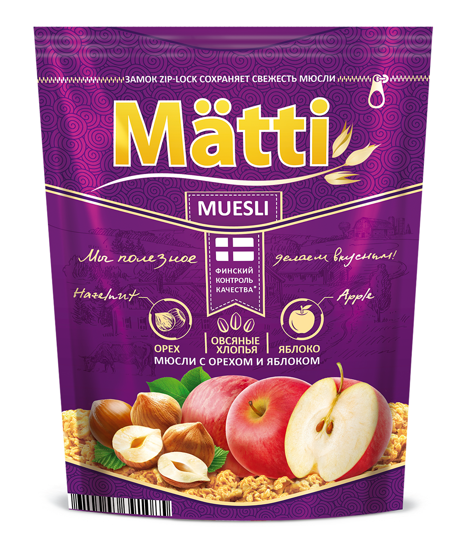 Мюсли matti. Мюсли Matti с яблоком. Matti мюсли яблоко орех. Мюсли-кранчи, Matti,. Mätti мюсли с орехом и яблоком ДП (1 пак = 250 г).