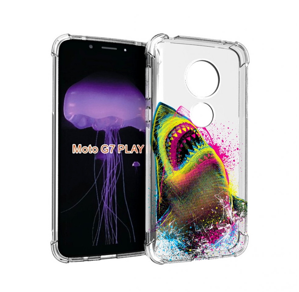 

Чехол MyPads челюсти-2 для Motorola Moto G7 Play, Прозрачный, Tocco