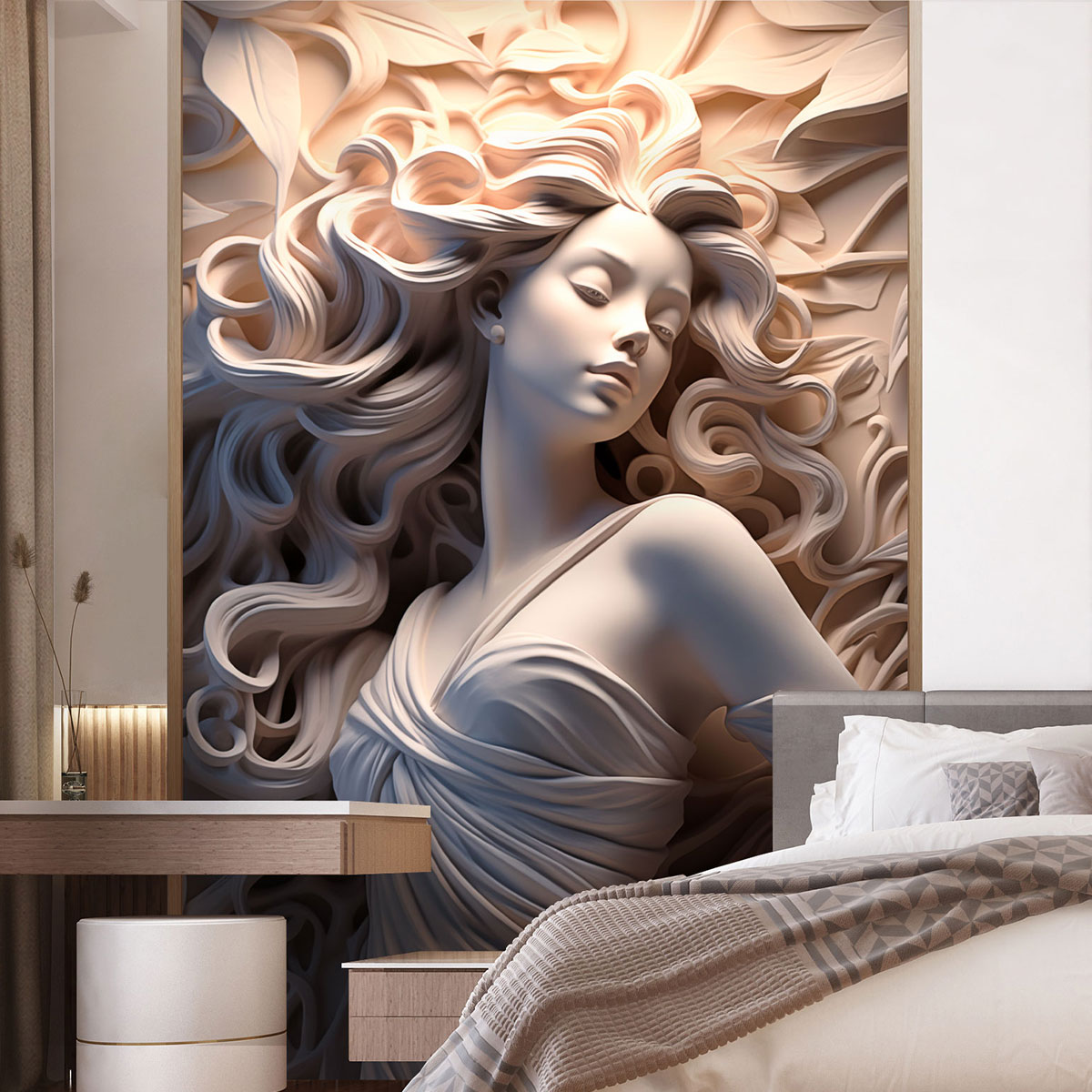 

Фотообои 3d флизелиновые встык VEROL "Барельеф" 200х283 см, 279-ФФО-05878, Серый, 279-ФФО-05878
