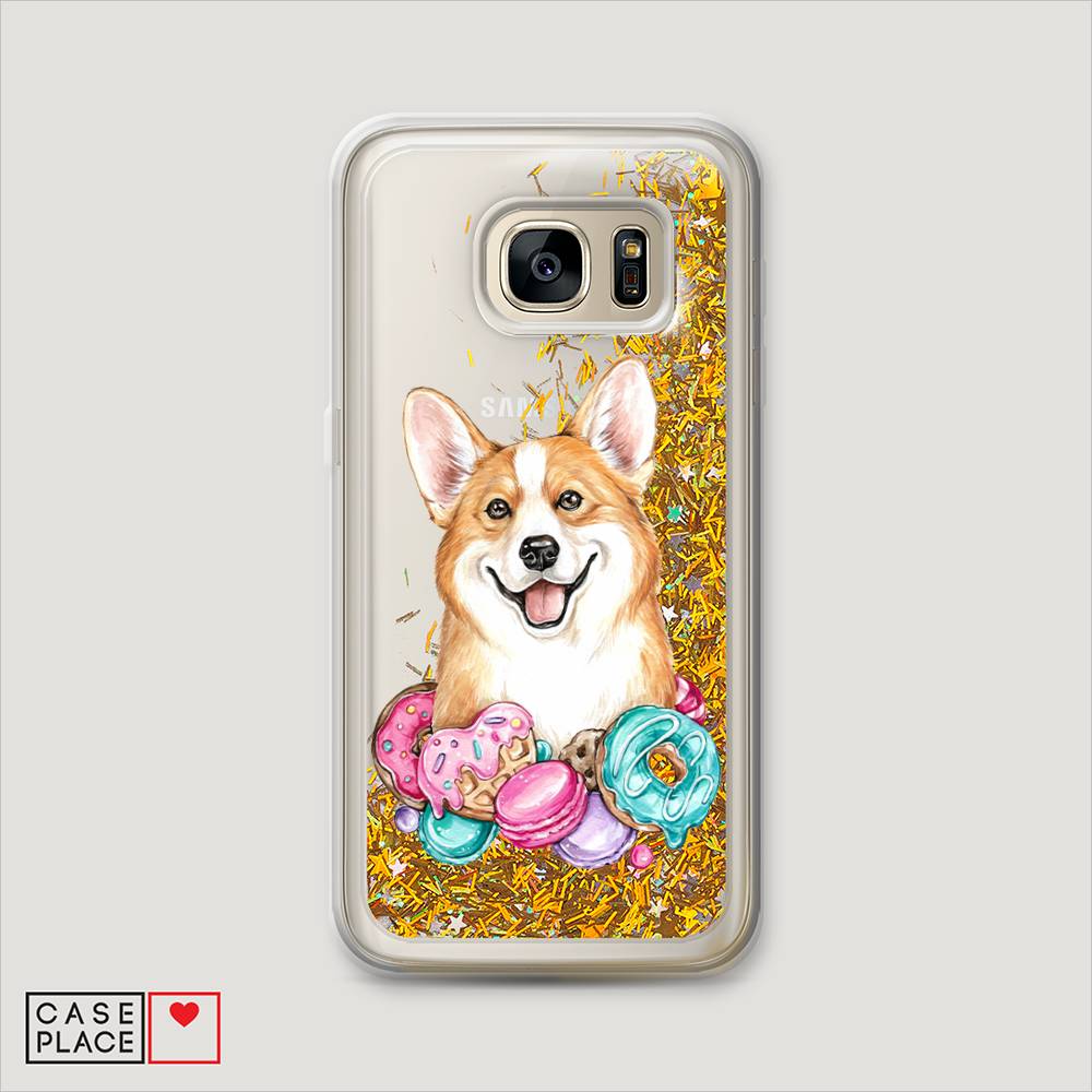 

Чехол Awog на Samsung Galaxy S6 "Корги и сладости", Розовый;белый, 24390-1