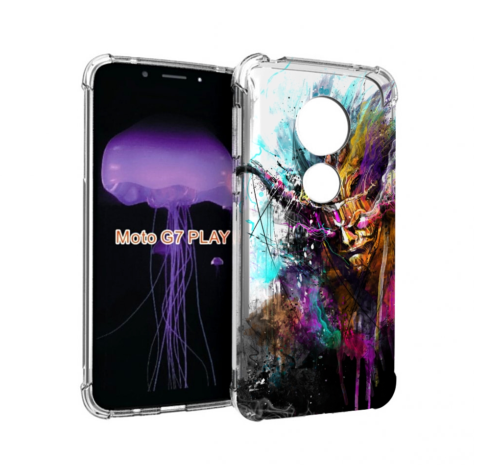 

Чехол MyPads яркий дьявол для Motorola Moto G7 Play, Прозрачный, Tocco