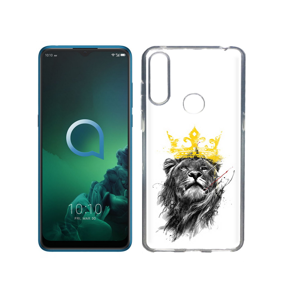 

Чехол MyPads Tocco для Alcatel 3X король-лев (PT227136.670.391), Прозрачный, Tocco