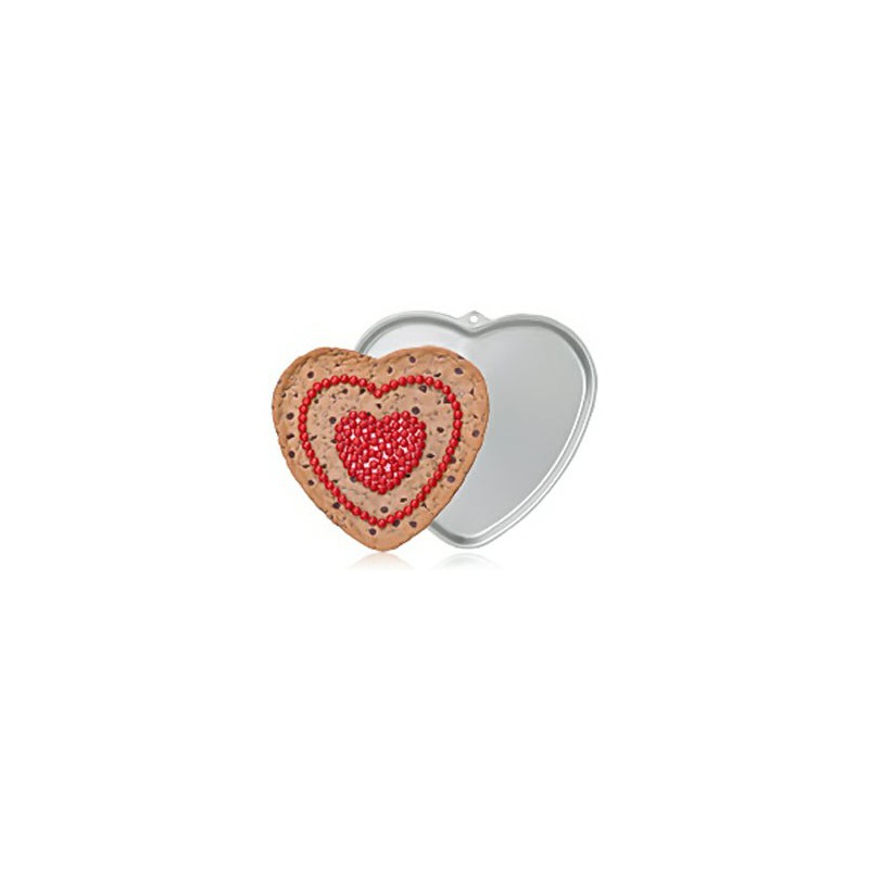 

Форма металлическая Сердце Heart Cookie Pan Wilton 2105-6203 3232, Серебристый