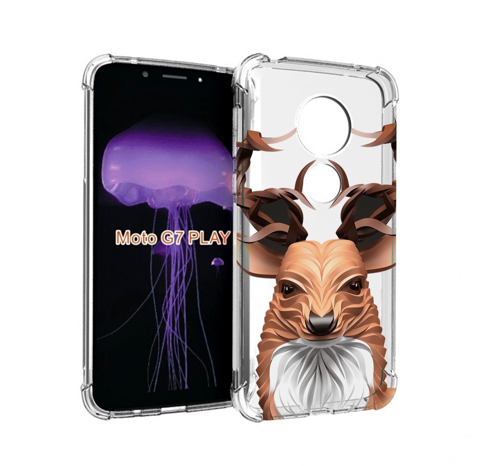 

Чехол MyPads 3D-олень для Motorola Moto G7 Play, Прозрачный, Tocco