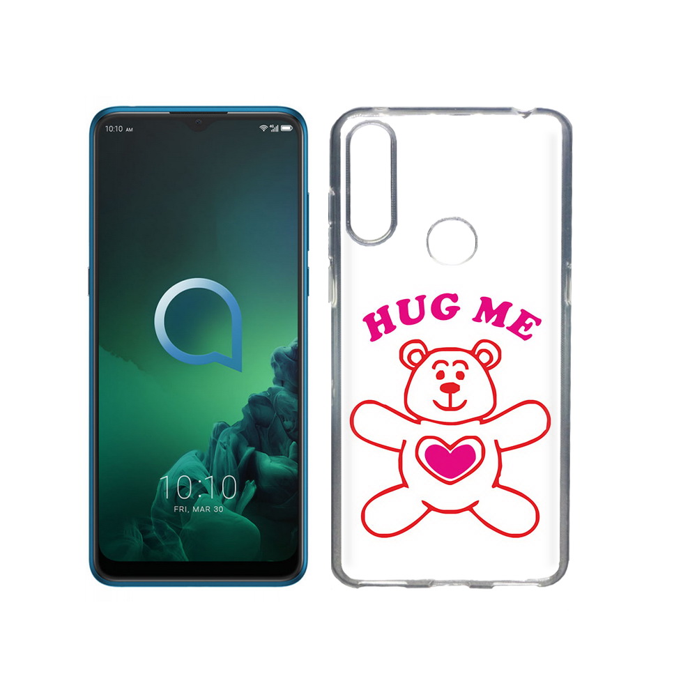 

Чехол MyPads Tocco для Alcatel 3X 14 февраля обними меня (PT227136.670.4), Прозрачный, Tocco