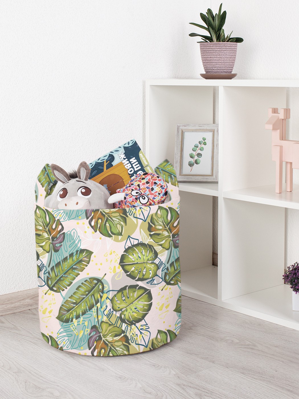 

Корзина для игрушек JoyArty 35x35 см toba_385272_S, Зеленый