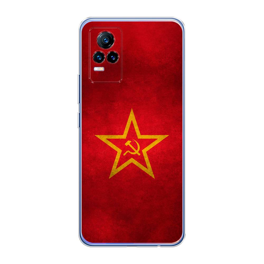 фото Силиконовый чехол "красное знамя" на vivo v21e 4g awog