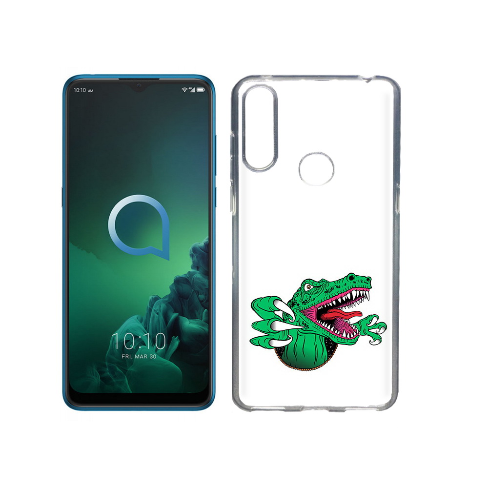 

Чехол MyPads Tocco для Alcatel 3X крокодил (PT227136.670.417), Прозрачный, Tocco
