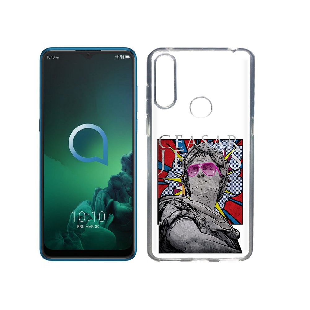 

Чехол MyPads Tocco для Alcatel 3X крутая статуя свободы (PT227136.670.423), Прозрачный, Tocco