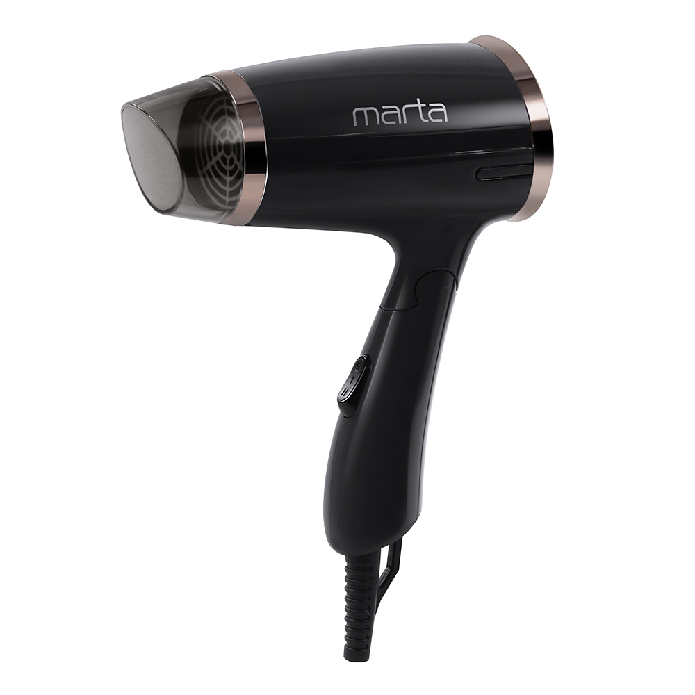 

Фен Marta MT-1436 1600 Вт Black, Черный, MT-1436