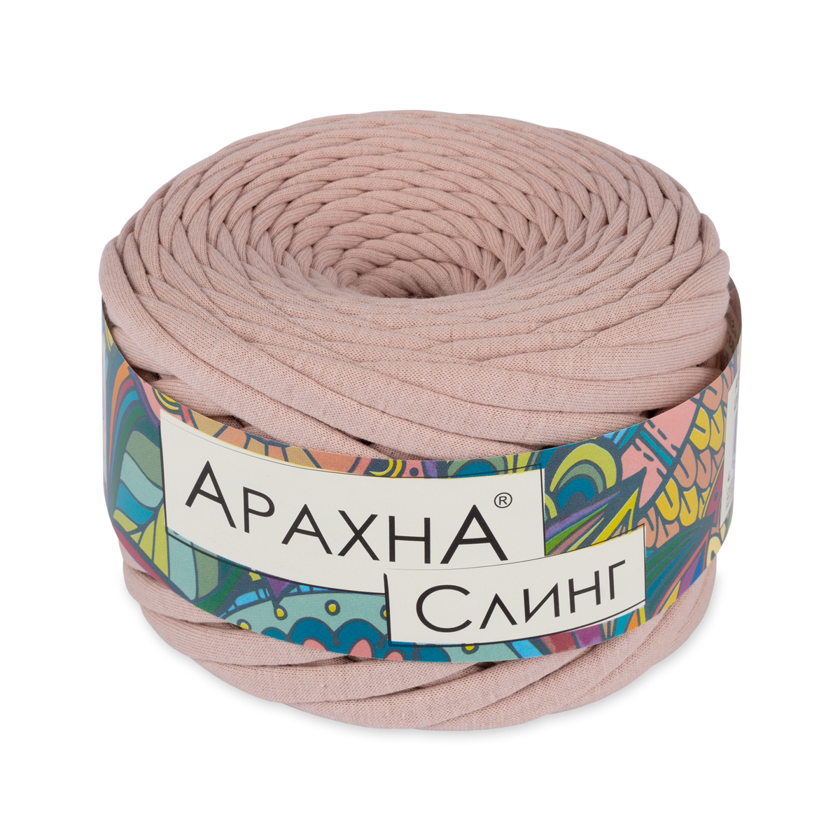 

Пряжа ARACHNA "Sling" 100% хлопок 6 шт. х 150 г 10 г 50 м 2 м №37 пудровый, Розовый, Sling