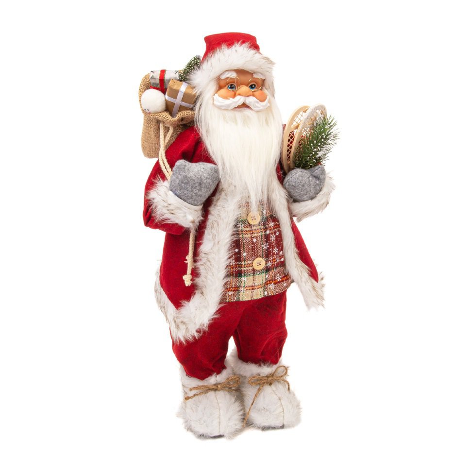 Новогодняя фигурка Winter Glade Дед Мороз под елку M96 35x18x60 см