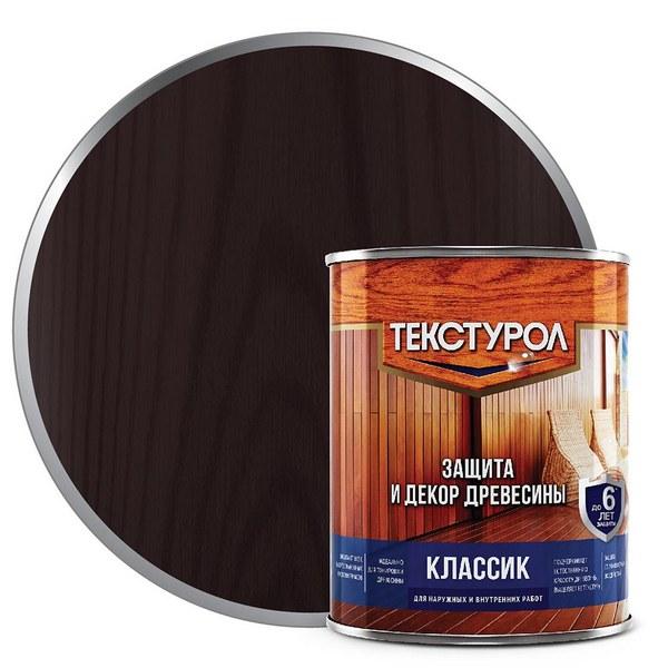 

Текстурол классик деревозащитное средство Гварнери Орех 1л, Коричневый