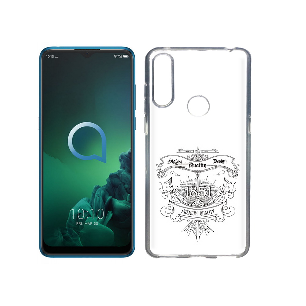 

Чехол MyPads Tocco для Alcatel 3X логотип 1851 год (PT227136.670.444), Прозрачный, Tocco