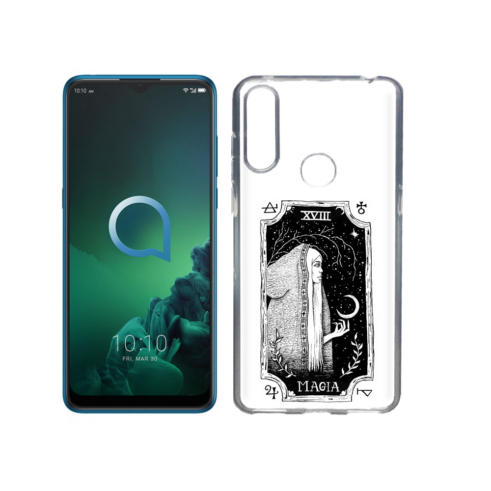 

Чехол MyPads Tocco для Alcatel 3X лунная магия (PT227136.670.447), Прозрачный, Tocco