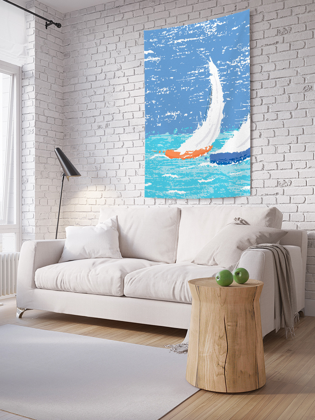 

Вертикальное фотопанно на стену JoyArty Креативные парусники 100x150 см, Креативные парусники