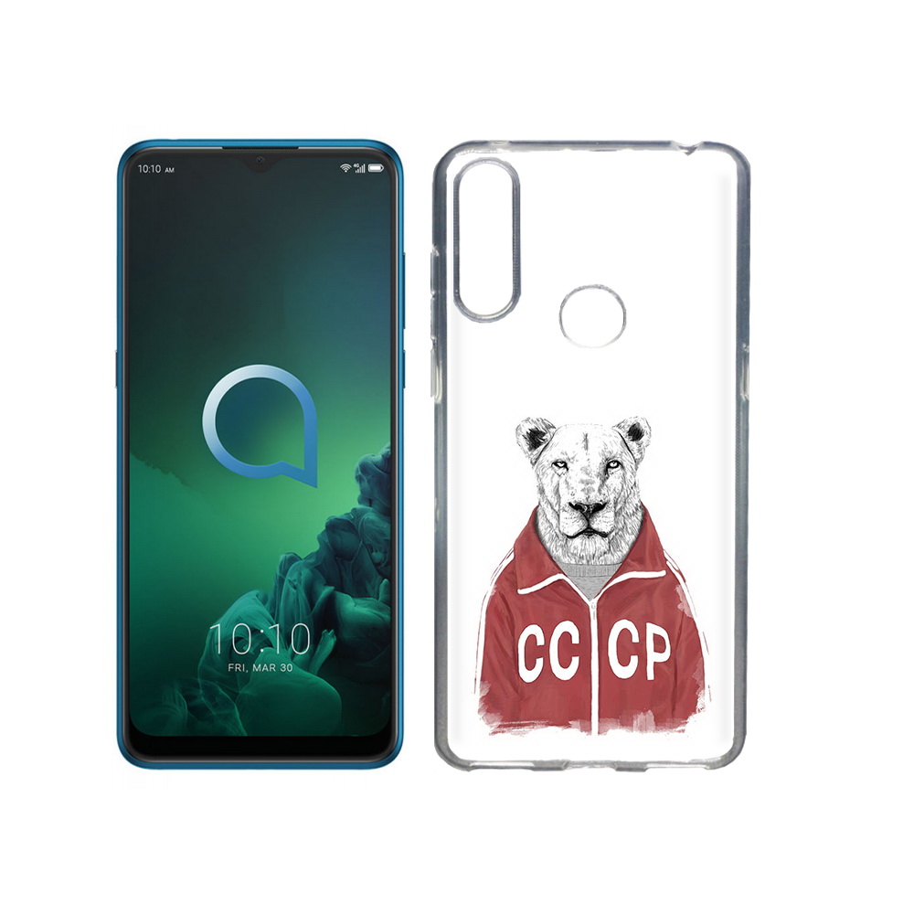

Чехол MyPads Tocco для Alcatel 3X львица ссср (PT227136.670.450), Прозрачный, Tocco
