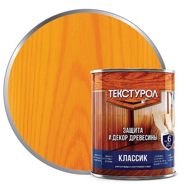 

Текстурол классик деревозащитное средство Калужница 1л, Коричневый