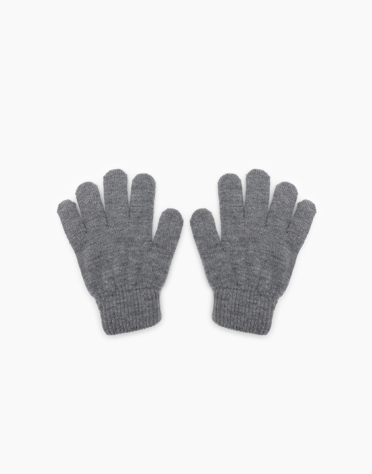 

Перчатки детские Gloria Jeans BAS005149, серый, 16, BAS005149