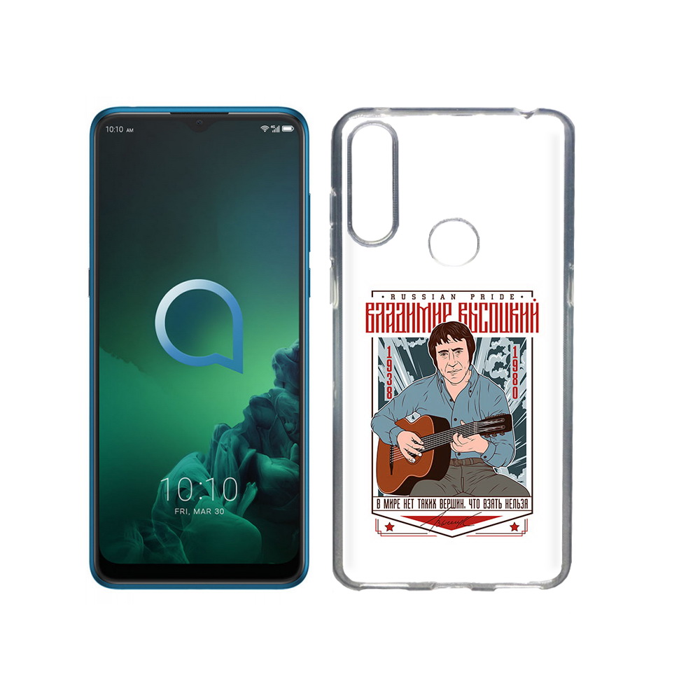 

Чехол MyPads Tocco для Alcatel 3X Владимир Высоцкий (PT227136.670.46), Прозрачный, Tocco