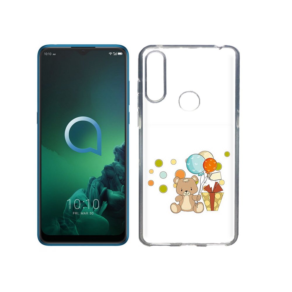 

Чехол MyPads Tocco для Alcatel 3X медвеженок с подарком (PT227136.670.470), Прозрачный, Tocco