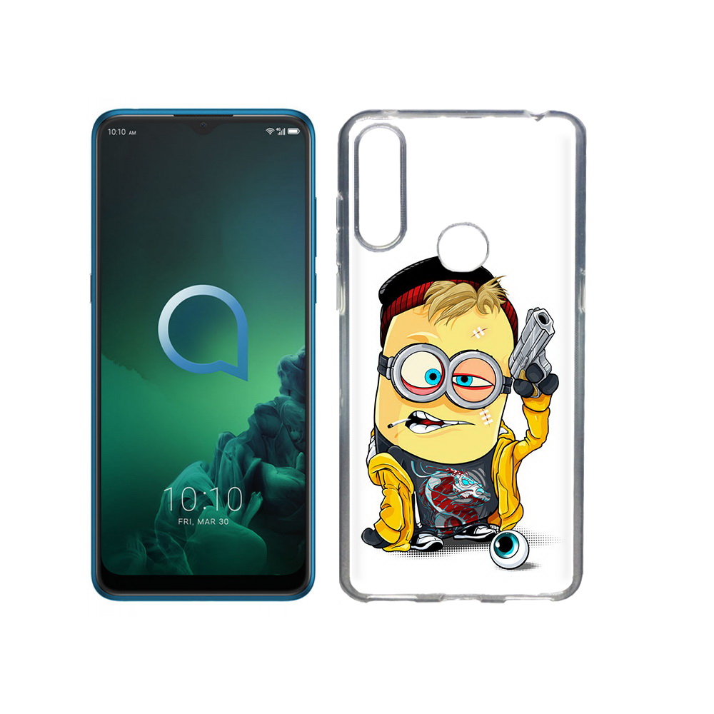 

Чехол MyPads Tocco для Alcatel 3X миньон бандит (PT227136.670.475), Прозрачный, Tocco