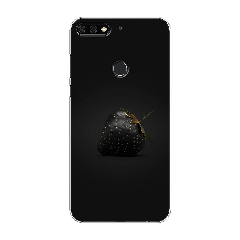 

Чехол Awog на Honor 7C Pro "Черная клубника", Золотистый;черный;серый, 65550-10