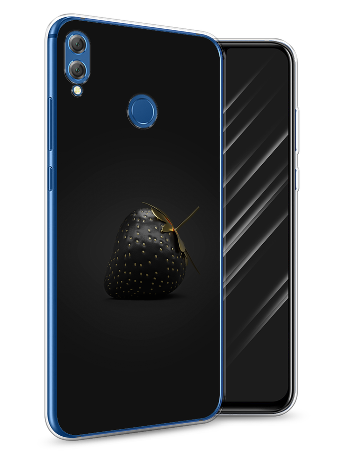 

Чехол Awog на Honor 8X "Черная клубника", Золотистый;черный;серый, 66750-10