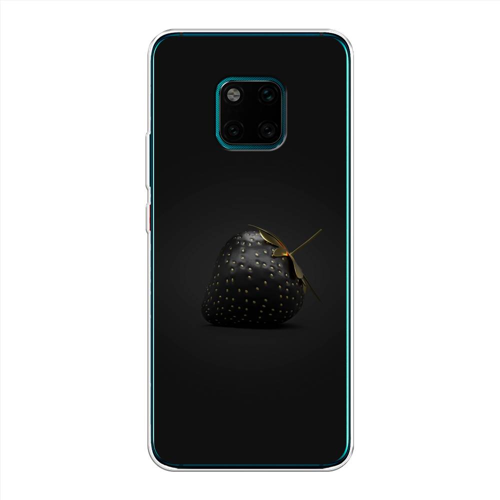 

Чехол Awog на Huawei Mate 20 Pro "Черная клубника", Золотистый;черный;серый, 67050-10