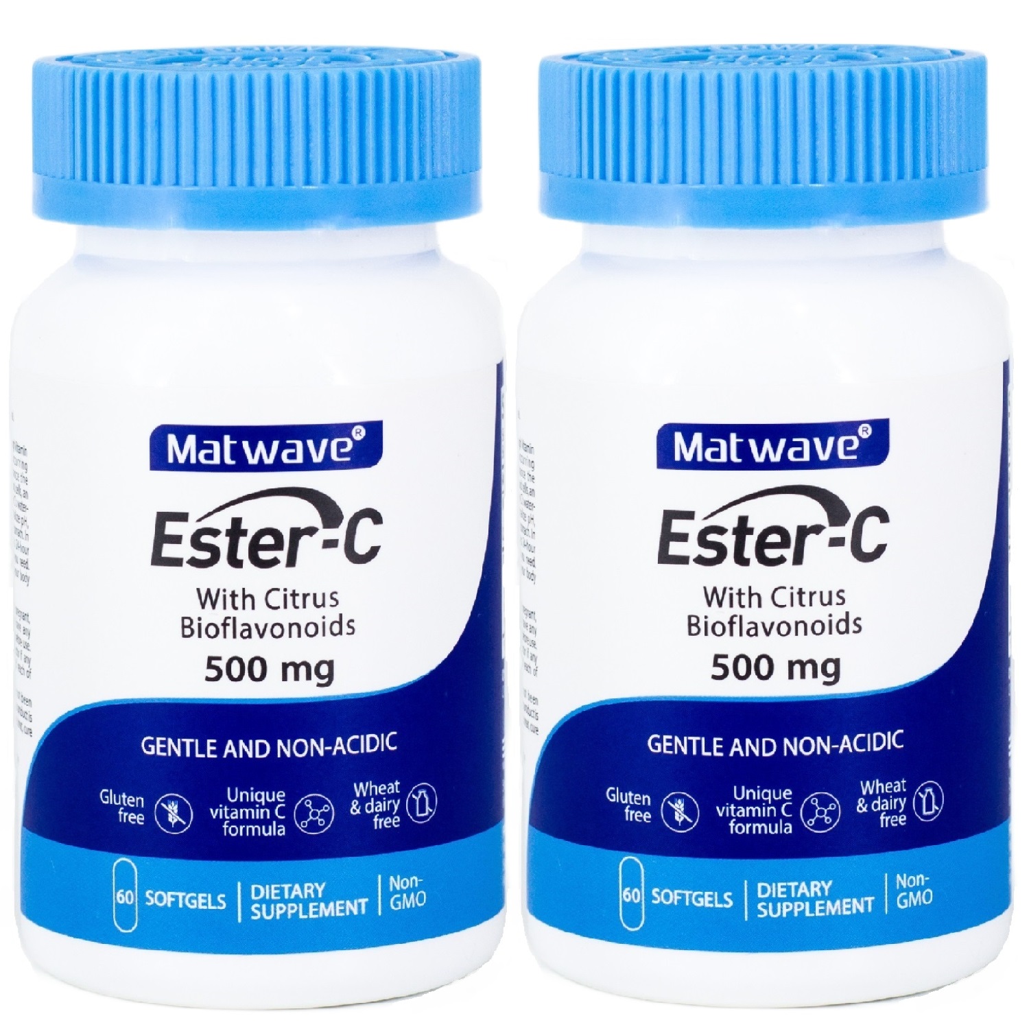 фото Витамин с matwave ester-c с биофлавоноидами эстер с 500 mg капсулы 60 шт. 2 уп.