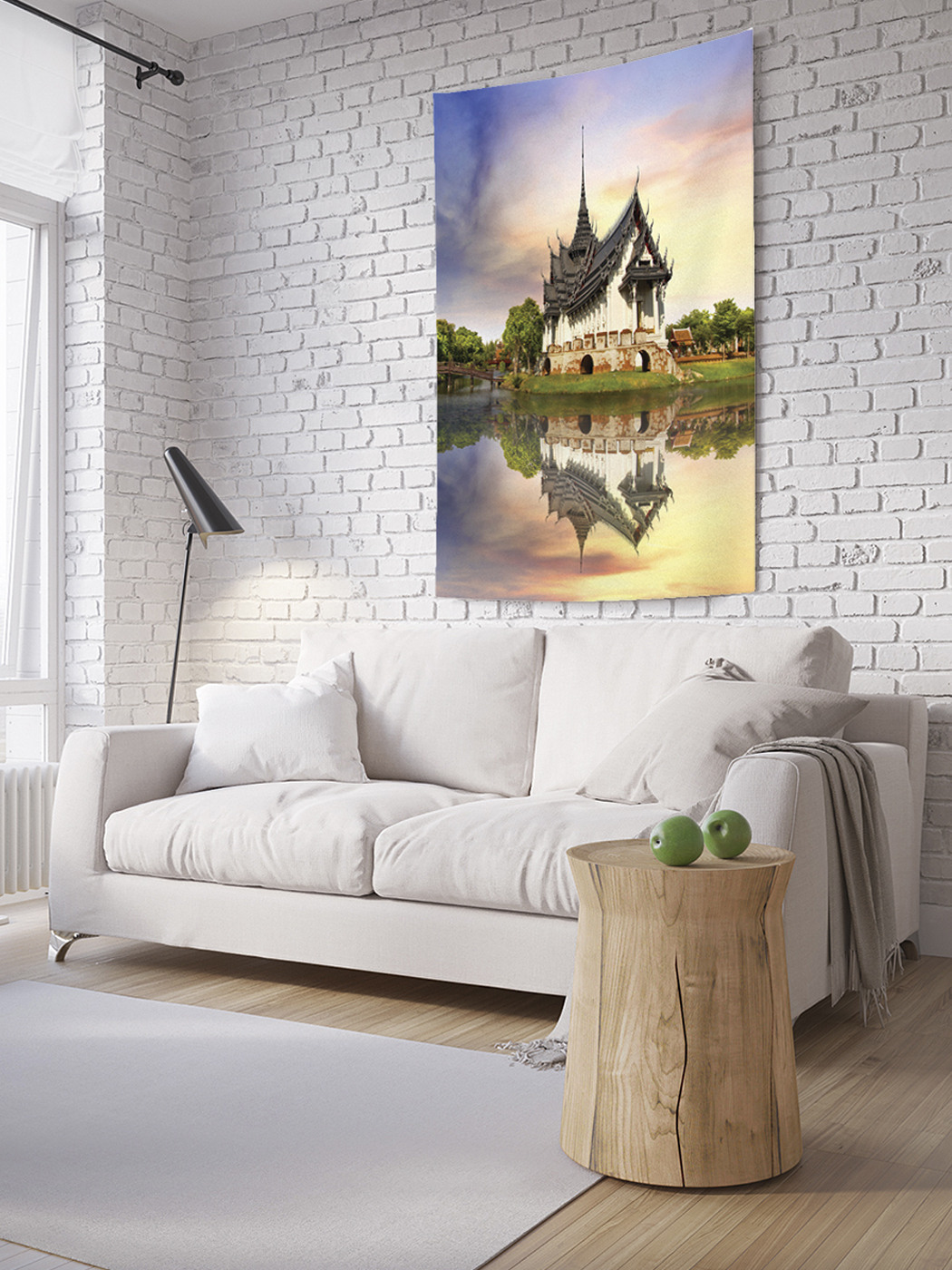 

Вертикальное фотопанно на стену JoyArty Зеркальный домик 100x150 см, Зеркальный домик