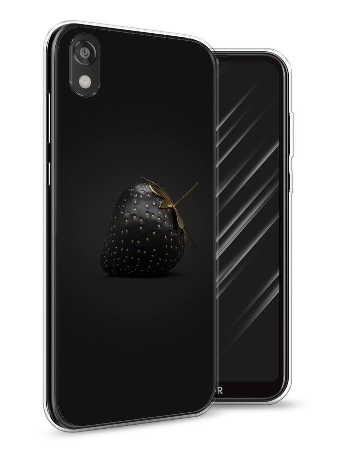 

Чехол Awog на Huawei Y5 2019 "Черная клубника", Золотистый;черный;серый, 69050-10