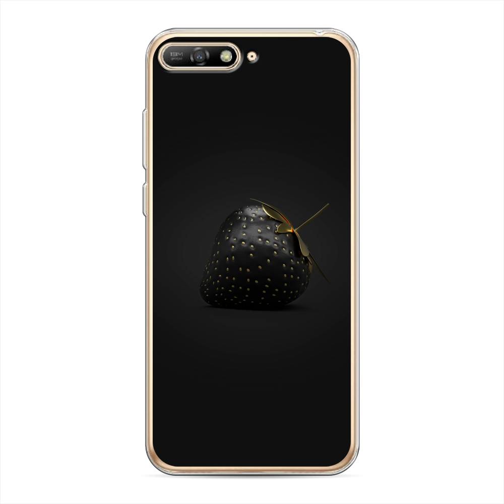 

Чехол Awog на Huawei Y6 2018 "Черная клубника", Золотистый;черный;серый, 67850-10