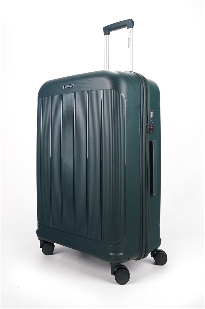 

Чемодан унисекс Mironpan 50005 зеленый, 75x49x33 см, 50005