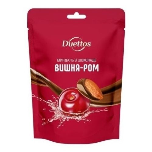 

Конфеты глазированные Duettos Миндаль в темном шоколаде 40 г