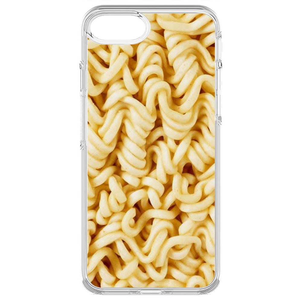 

Чехол-накладка Krutoff Clear Case Дошик для iPhone SE 2020, Прозрачный