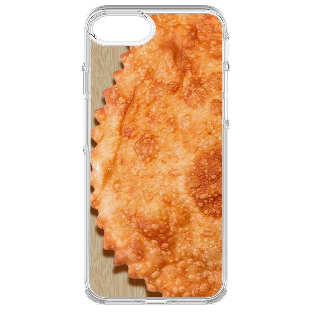

Чехол-накладка Krutoff Clear Case Чебурек для iPhone 6S, Прозрачный
